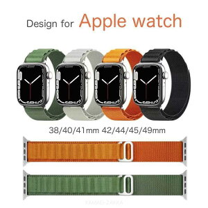 Apple Watch10 Applewatch Ultra �o���h �A���p�C�����[�v Apple Watch9/8/7/SE �o���h G���t�b�N 45mm 49mm Series 8/7�����o���h �i�C�����o���h�@�A���p�C��