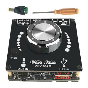 Zk-1002M�I�[�f�B�I�A���v�{�[�h100W + 100W�f���A���`�����l��Bluetooth5.0 AmplificadorAmp�~�j�A