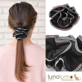 【メール便送料無料】ブリティッシュカラーのシュシュ ヘアー H