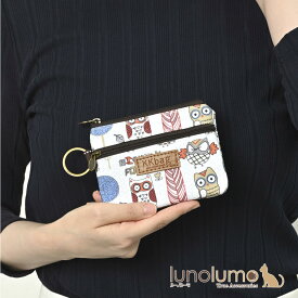 ポーチ ミニポーチ 小物入れ レディース ふくろう フクロウ梟 森林 プレゼント Z