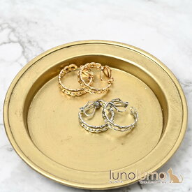 イヤリング レディース フープ チェーン繋ぎ メタル シルバー ゴールド カジュアル E