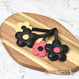 キーホルダー バッグチャーム レディース 花 フラワー バイカラー 赤 イエロー オシャレ プレゼント KH