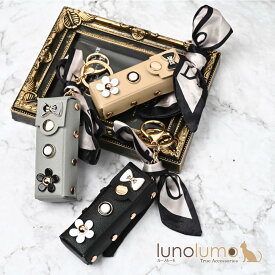 キーホルダー バッグチャーム レディース リップケース 花 リボン 可愛い プレゼント KH