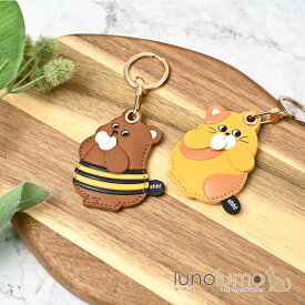キーホルダー バッグチャーム レディース 猫 ネコ ねこ クマ くま 可愛い レザー 合皮 プレゼント KH