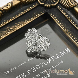 ピンバッチ ラペルピン ピンブローチ タックピン ハート ドット シルバー キラキラ BR