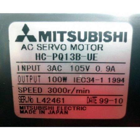 楽天市場】【 新品】 MITSUBISHI/三菱 HC-PQ13B-UE サーボモーター ◇6