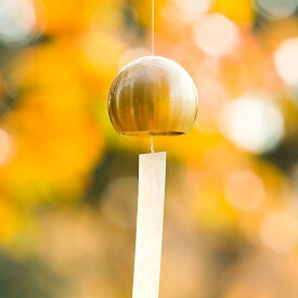 能作 風鈴 真鍮 101100 marumaru 真鍮製 日本製 伝統工芸 高岡鋳物 癒しの音 インテリア 夏ギフト 贈り物に最適な上質な逸品 海外への土産 和の贈り物