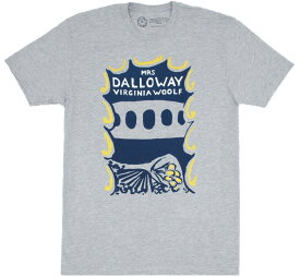 [Out of Print] Virginia Woolf / Mrs Dalloway Tee (Heather Grey)