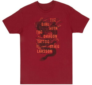 [Out of Print] Stieg Larsson / The Girl with the Dragon Tattoo Tee (Cardinal Red) - �h���S���E�^�g�D�[�̏� T�V���c