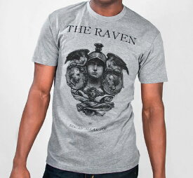 [Out of Print] Edgar Allan Poe / The Raven Tee (Heather Grey)