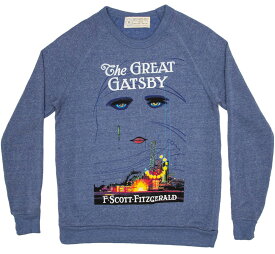[Out of Print] F. Scott Fitzgerald / The Great Gatsby Sweatshirt (Light Blue) - グレート・ギャツビー スウェット