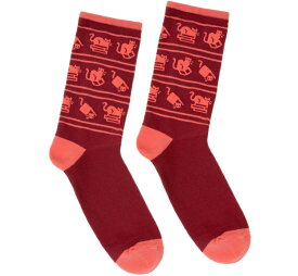 [Out of Print] Cats and Stacks Socks