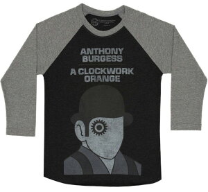 [Out of Print] Anthony Burgess / A Clockwork Orange Raglan Tee (Black/Heather Grey)