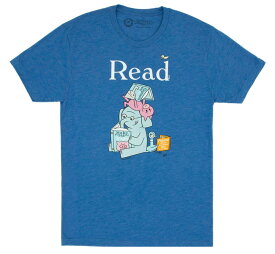 [Out of Print] Mo Willems / Read with Elephant & Piggie, and The Pigeon Tee (Royal Blue)