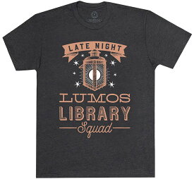 [Out of Print] Lumos Library Squad Tee (Vintage Black)- ハリー・ポッター Tシャツ