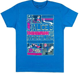 [Out of Print] Lewis Carroll / Alice's Adventures in Wonderland (MinaLima) Tee (Turquoise) - ルイス・キャロル / 不思議の国のアリス Tシャツ