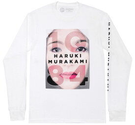 [Out of Print] 村上春樹 / 1Q84 Long Sleeved Tee (White) - [アウト・オブ・プリント] 村上春樹 Tシャツ