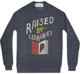 [Out of Print] Raised by Libraries Sweatshirt (Navy Blue) - [アウト・オブ・プリント] マイキー・バートン デザイン スウェット
