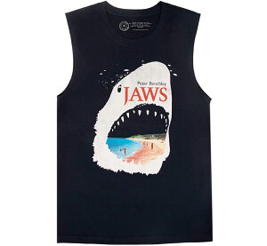 [Out of Print] Peter Benchley / Jaws Tank Top (Midnight Navy) - �s�[�^�[�E�x���`���[ / �W���[�Y �m�[�X���[�u