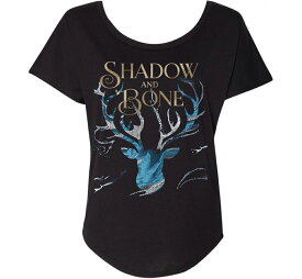 [Out of Print] Leigh Bardugo / Shadow and Bone Womens Relaxed Fit Tee (Black) - リー・バーデュゴ / 暗黒と神秘の骨 Tシャツ