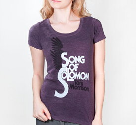 [Out of Print] Toni Morrison / Song of Solomon Scoop Neck Tee (Purple) (Womens)