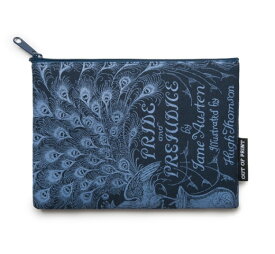 [Out of Print] Jane Austen / Pride and Prejudice Pouch (Navy) - 高慢と偏見 ポーチ