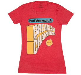 [Out of Print] Kurt Vonnegut / Breakfast of Champions Tee (Red) (Womens)