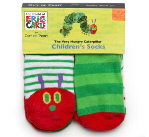 [Out of Print] Eric Carle / The Very Hungry Caterpillar Toddler Socks (4-Pack)
