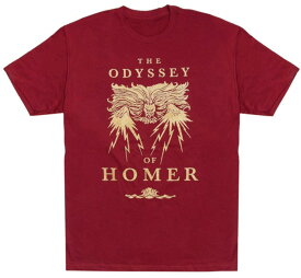 [Out of Print] Homer / The Odyssey Tee [Gilded] (Cardinal)