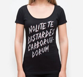 [Out of Print] Margaret Atwood / The Handmaid's Tale Scoop Neck Tee (Black) (Womens)