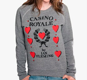 [Out of Print] Ian Fleming / Casino Royale Sweatshirt (Grey) - 007 �J�W�m�E�����C���� �X�E�F�b�g�V���c