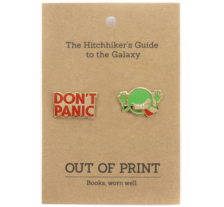 楽天市場】[Out of Print] Douglas Adams / The Hitchhiker's Guide to the Galaxy Enamel  Pin Set - ダグラス・アダムス / 銀河ヒッチハイク・ガイド ピンバッジ セット : Lury