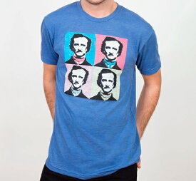 [Out of Print] Edgar Allan Poe / Pop Poe Tee (Vintage Royal)