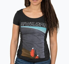 [Out of Print] Margaret Atwood / The Handmaid's Tale Scoop Neck Tee 2 (Black) (Womens)