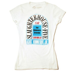[Out of Print] Kurt Vonnegut / Slaughterhouse-Five Tee (White) (Womens)