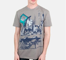 [Out of Print] Lewis Carroll / Alice's Adventures in Wonderland Tee (Stone Grey)