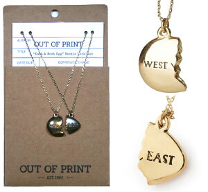 [Out of Print] East and West Egg Necklace (The Great Gatsby)