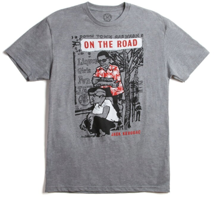 楽天市場】[Out of Print] Jack Kerouac / On The Road Tee (Grey 