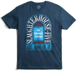 [Out of Print] Kurt Vonnegut / Slaughterhouse-Five Tee (Indigo) - �X���[�^�[�n�E�X 5 T�V���c