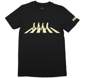The Beatles / Abbey Road Silhouette Tee (Black) - ザ・ビートルズ Tシャツ