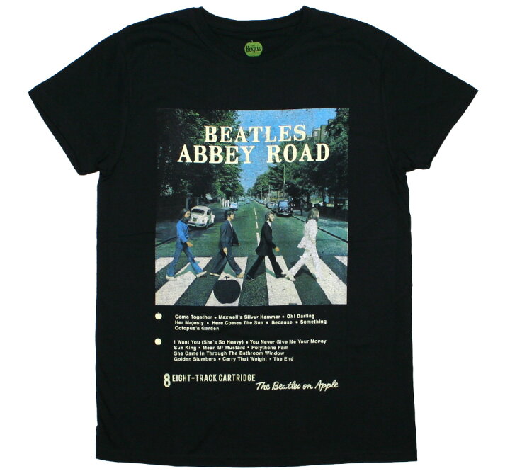 楽天市場】The Beatles / Abbey Road Tee 4 (Black) - ザ・ビートルズ 