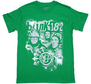 Blink-182 / One More Time Tee (Green) - �u�����N 182 T�V���c