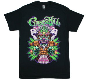 Cypress Hill / Tiki Time Tee (Black) - �T�C�v���X�E�q�� T�V���c