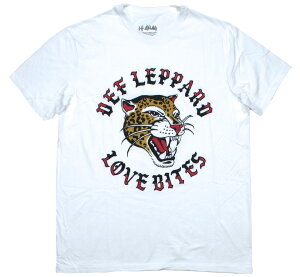 Def Leppard / Love Bites Tee 3 (White) - ftEp[h TVc