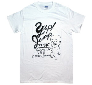 Daniel Johnston / Yip/Jump Music Tee 2 (White) - �_�j�G���E�W�����X�g�� T�V���c
