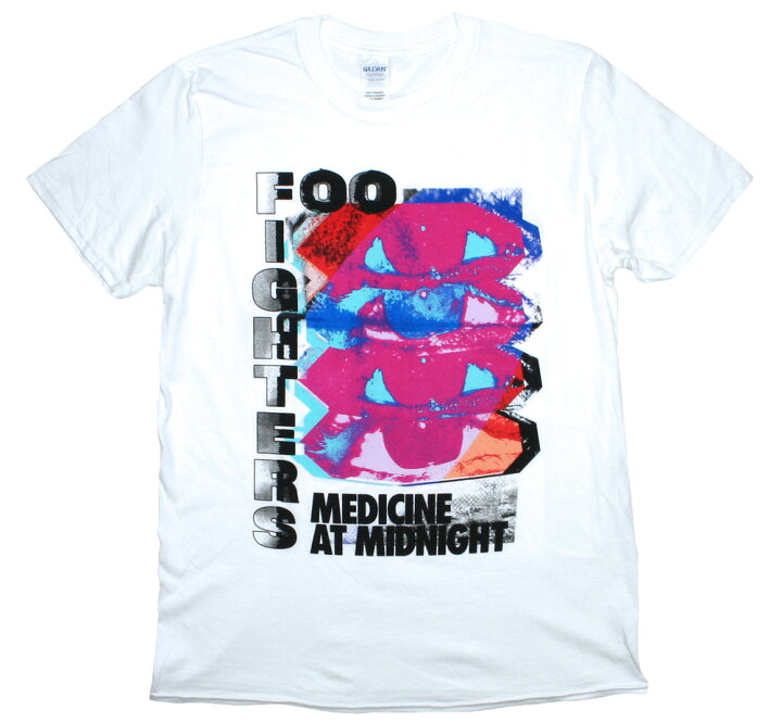 楽天市場】Foo Fighters / Medicine at Midnight Tee 2 (White) - フー 