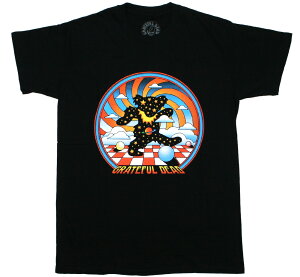 Grateful Dead / Dancing Bear (Star Pattern) Tee (Black) - �O���C�g�t���E�f�b�h T�V���c