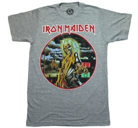 Iron Maiden / Killers Tee (Grey) - アイアン・メイデン Tシャツ