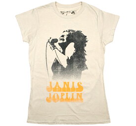 Janis Joplin / Northern California Folk-Rock Festival Womens Tee (Sand) - ジャニス・ジョプリン Tシャツ