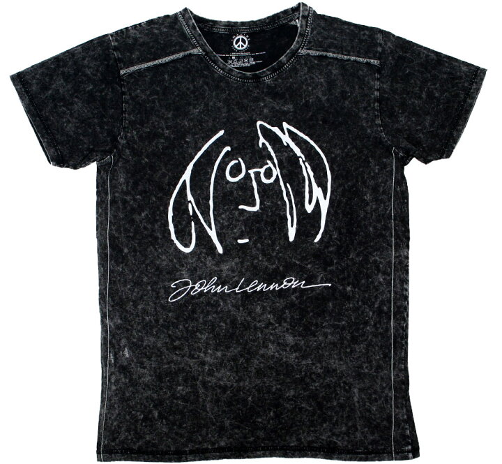 楽天市場】John Lennon / Self Portrait Tee 2 (Snow Wash Black 